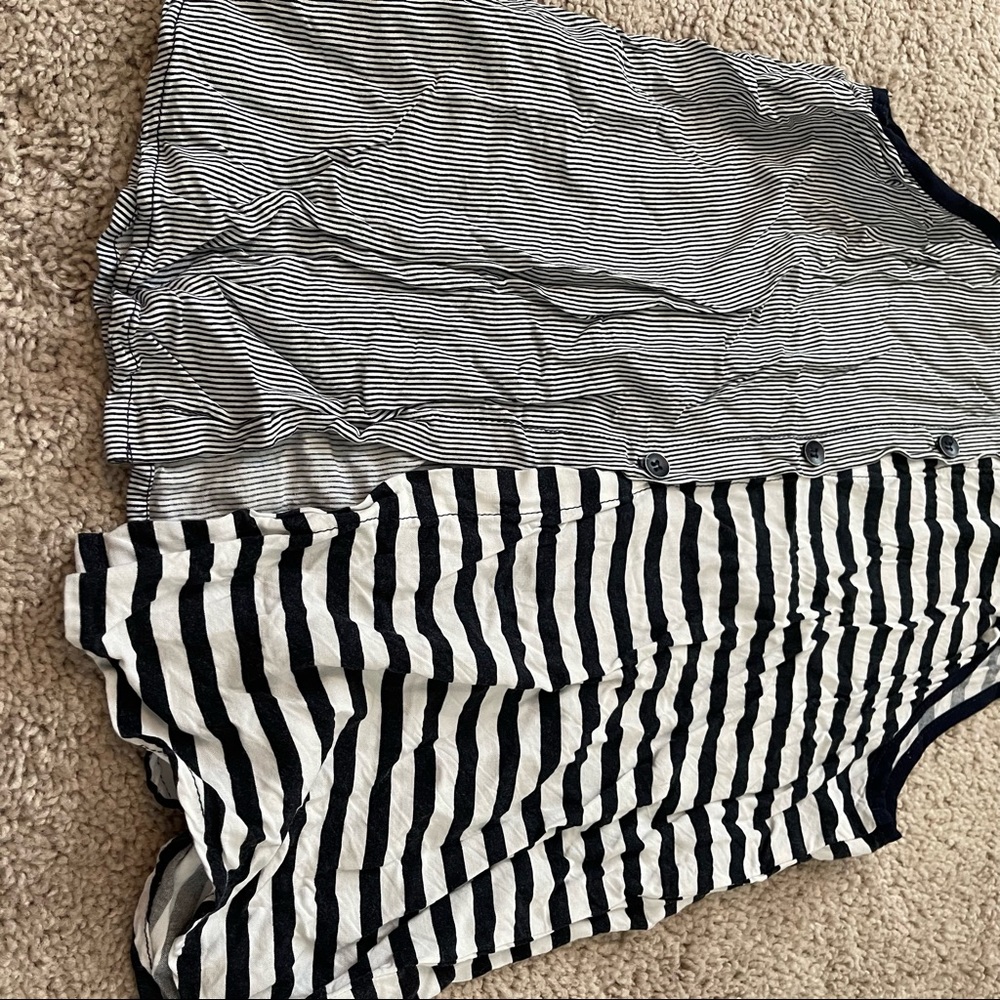 SPLENDID Navy Striped Tank Top - Picture 4 of 5